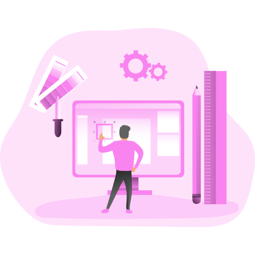 web development illustration